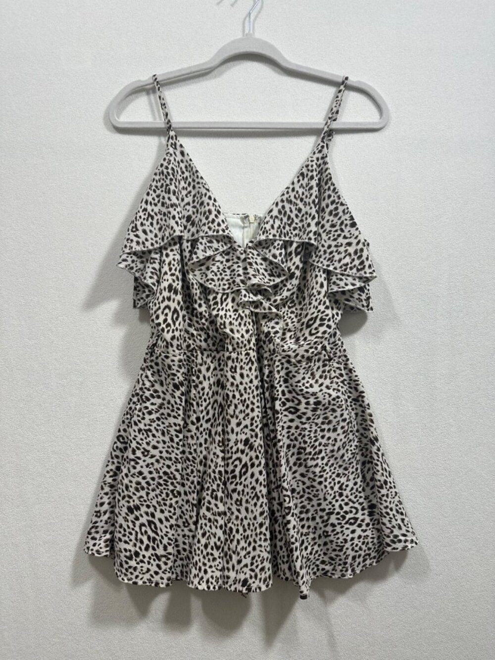 She and Sky Animal Print Camisole L